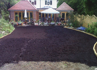 Top soil being laid in Croydon
