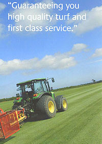 Photograph of a tractor in a field